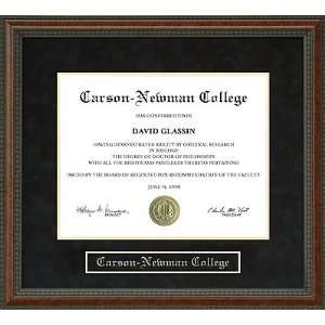  Carson Newman College (C N) Diploma Frame Sports 