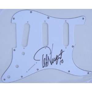 Ted Nugent Signed RARE Fender Strat Pickguard PROOF COA   Sports 