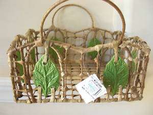 Basket Bread Rolls Fruit Flowers Fries Straw Ceramic  