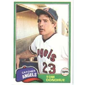  1981 Topps # 621 Tom Donohue California Angels Baseball 