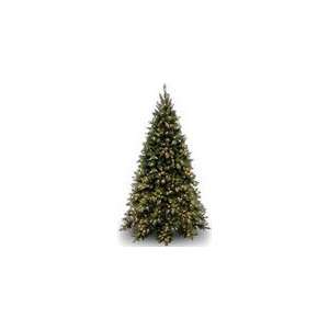 Tiffany Fir Medium Hinged Christmas Tree with Mini Lights 