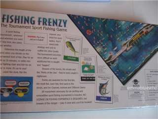   Frenzy Sport FISHING Deep Sea Tournament Board GAME SEALED  