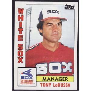  1984 Topps #591 Tony Larussa [Misc.]