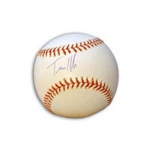 Travis Hafner Autographed MLB Baseball