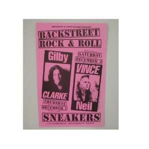 Gilby Clarke Vince Neil Guns n Roses Motley Crue Poster 