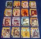 Star Wars 1977 Vintage ADPAC Cereal Sticker Card Set 16