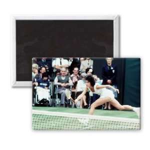 Virginia Wade   3x2 inch Fridge Magnet   large magnetic button 