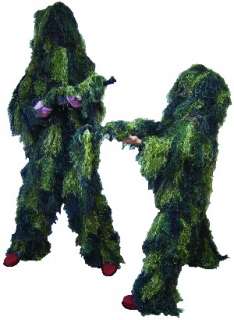 New 5 pieces Camouflage Ghillie Suit Woodland design youth size medium 