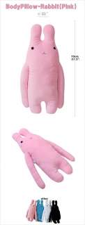 Cute Rabbit Body Pillow  Pink toy comfort gift decor  