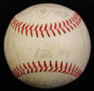 1967 GIANTS TEAM SIGNED BALL JSA MAYS McCOVEY MARICHAL  