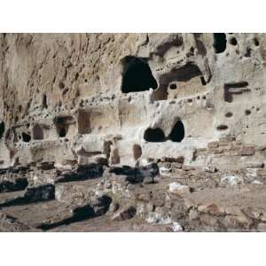  Indian Long House Ruin, Masonry Buildings Joined Rock 