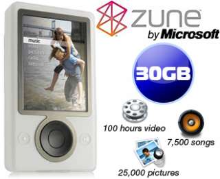 Microsoft Zune 30 GB Digital Media Player Multimedia Device  MP4 