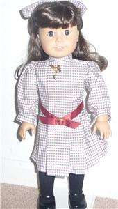  GIRL DOLL SAMANTHA WITH MEET OUTFIT AND HEART SHAPED LOCKET  