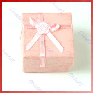Pcs Jewellery Jewelry Gift Box Case for Ring Square Pink  