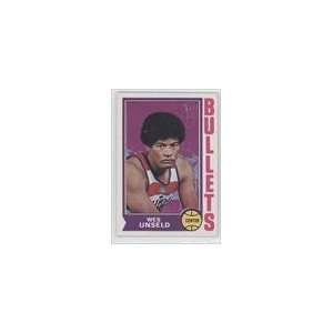  1974 75 Topps #121   Wes Unseld Sports Collectibles