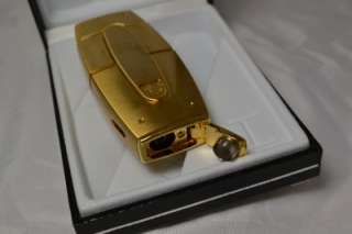 Gold Colibri Arc Quantum Cigar Lighter with 7mm Punch cutter Jet Flame 