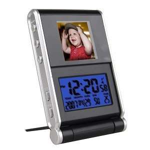    0015C USB Digital Photo Frame & Alarm Clock (Black)