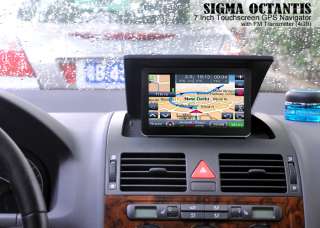   Octantis   7 Inch Touchscreen GPS Navigator with FM Transmitter (4GB