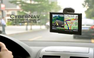 CyberNav   Android 2.2 Tablet GPS Navigator with 7 Inch Touchscreen 