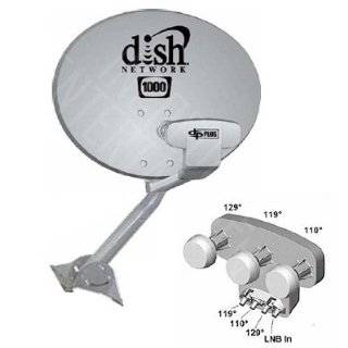 Dish Network 1000.2 Dish 110, 119, 129 Satellites High Definition Dish
