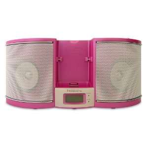   Portable Docking Station for iPod (Pink)  Players & Accessories