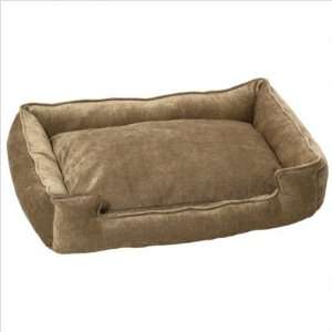   Micro Velvet Lounge Dog Bed in Earth Size 39 x 32 