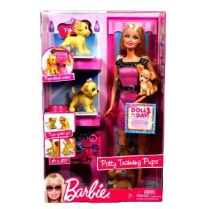  Series 12 Inch Doll Playset   POTTY TRAINING PUPS with Barbie Doll 