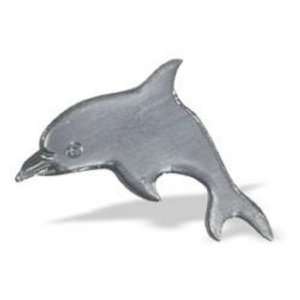  Buck Snort Hardware Dolphin Drawer Pull, Nickel Kitchen 