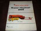 NEW HOLLAND 1964 HAYLINER 268 269 272 SPECS COLORFUL  