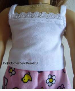 DOLL CLOTHES fit American Girl Hello Kitty Easter PJs  