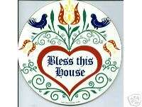 New PA Dutch 24 Hex Sign Bless This House Free s/h  