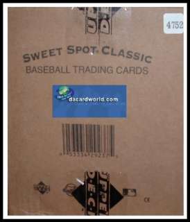 2003 Upper Deck Sweet Spot Classic Baseball 16 Box Hobby Case