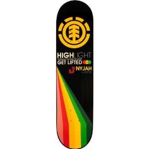  Element Nyjah Radial Skateboard Deck   7.75 Highlight 