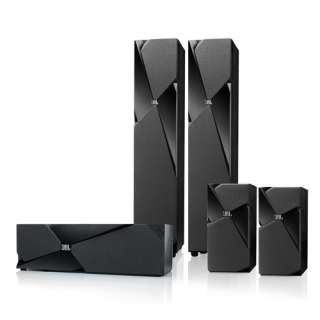 JBL Studio 180 5.0 Home Theater Speaker Package (Black) 091037037008 