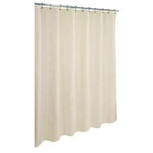   Brookhaven Cream Fabric Shower Curtain 