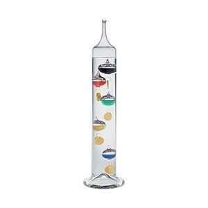  9 Galileo Thermometer with 5 Multi Colored Spheres and 