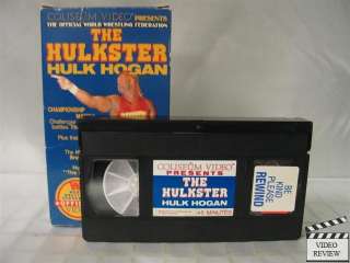 The Hulkster Hulk Hogan VHS WWF  