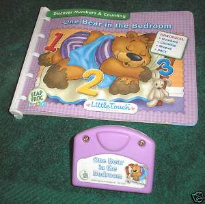 LEAP FROG ~ONE BEAR IN THE BEDROOM~BOOK & CARTRIDGE~  