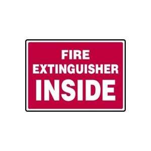  FIRE AND EMERGENCY E FIRE EXTINGUISHER INSIDE (GLOW) 7 x 