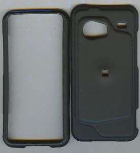 Hard Phone Cover Case HTC Droid Incredible Plain Black  