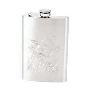  Wholesale Duck Embossed Steel Flask