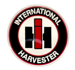 INTERNATIONAL HARVESTER EMBLEM ROUND SATIN  