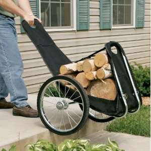  Vertex International Folding Firewood Cart Patio, Lawn 