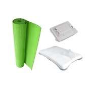 Green 3 in 1 Bundle For Nintendo Wii Fit  
