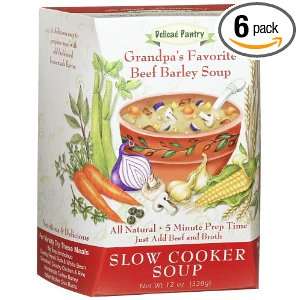 Delicae Pantry Grandpa?s Favorite Beef Barley Slow Cooker Soup, 12 