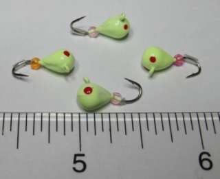 Tungsten Weight Ice Fishing Jigs NEW COLOR RED EYE 1.4g   Size 12 