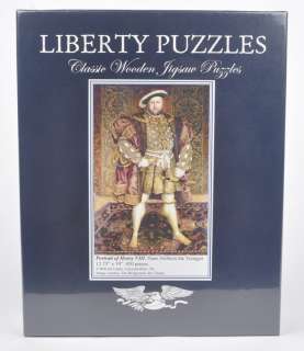 Liberty Portrait of Henry VIII Wooden Jigsaw Puzzle  