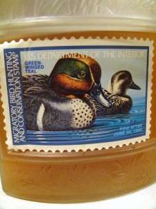 Jim Beam Duck Stamp Series Bourbon Whiskey VINTAGE 1980  