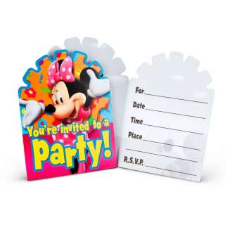 MINNIE MOUSE BIRTHDAY PARTY PACK FOR 8 PARTYWARE PARTY SUPPLIES SET 