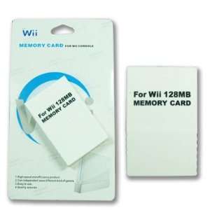   128 MB Memory Card For Nintendo Gamecube Wii 2043 Blocks Electronics